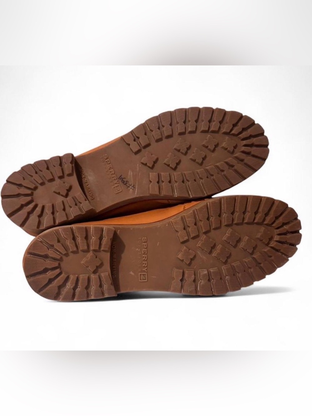 Sperry Top Sider 8W Women’s Brown Leather Penny Loafer Chunky Preppy Academia - Picture 5 of 7